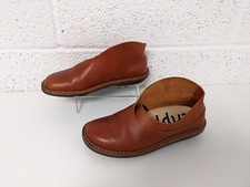 Trippen Leather Shoes Rust Brown - Size 37 / UK 4