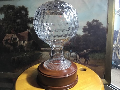 Glass golf ball - glass,