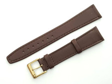 New 18mm Brown Genuine Leather