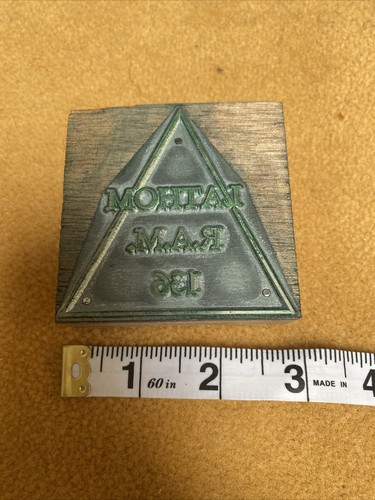 Masonic printing block - "masonic",