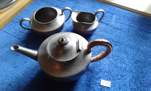 Arts crafts tea set - crafts, "civic"