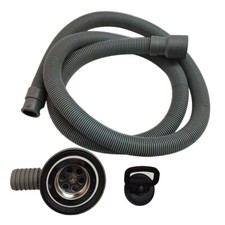 2.2" 56mm Sink Waste Fitting With 1.5M Water Pipe for Caravan Motorhome RV Boat