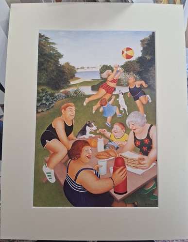 Beryl cook mounted print - mounted,