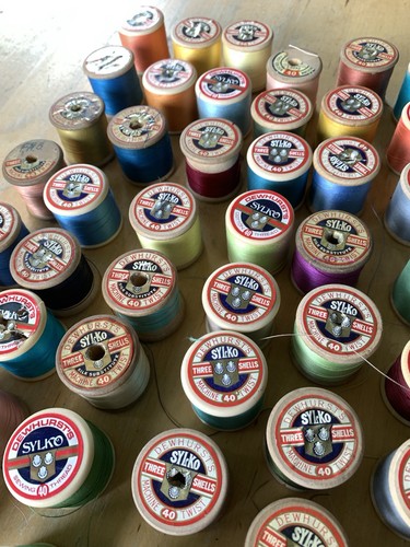 Sylko sewing thread vintage - thread,