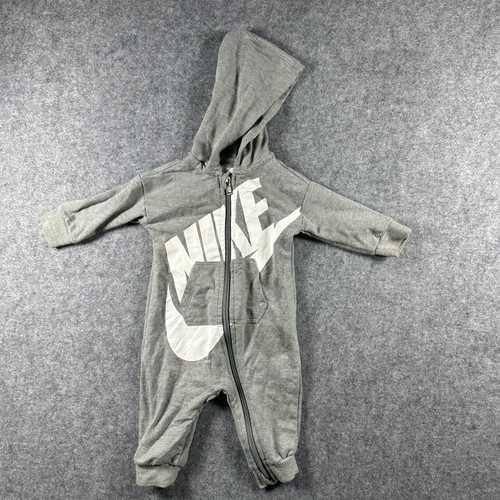 Nike futura logo hooded romper - nike,