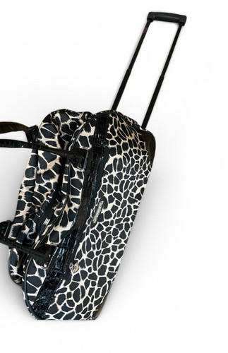 Large animal print duffel - print,