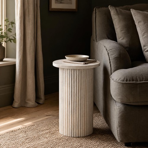 Fluted round top mango ribbed - fluted,