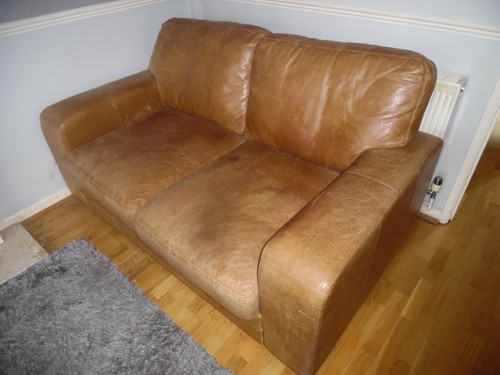 Italian leather sofa - italian,