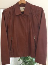 Ladies Reiss  Tan Leather Jacket 