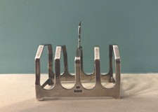 Antique Silver Toast Rack