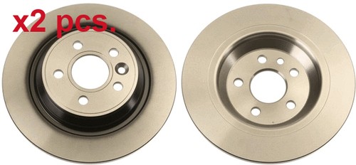 Pcs rear brake disc - rear, rotos