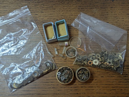Pocket watch parts mostly - pocket,