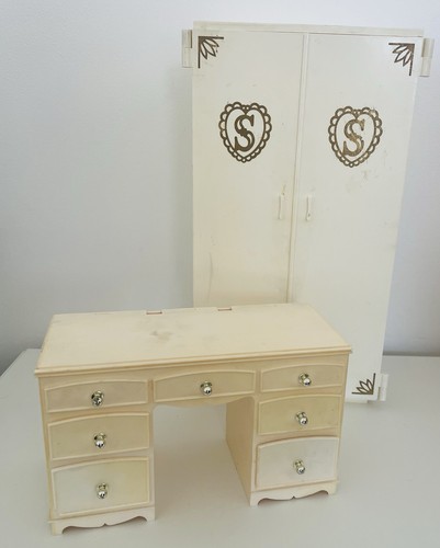 Sindy wardrobe and chest - wardrobe, of