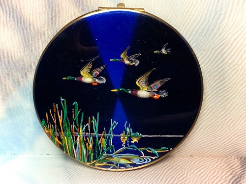 Stratton metallic blue ducks