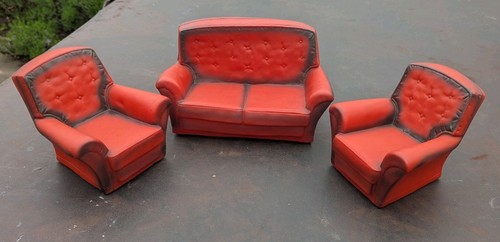 Vintage sindy red - sindy, leather