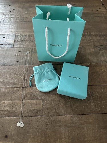 Tiffany double heart tag - double,