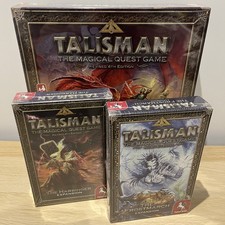 NEW!! TALISMAN Board Game Revised 4th Edition + FROSTMARCH + HARBINGER expansion