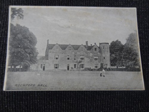 Rochford hall postcard thorpe - postcard,