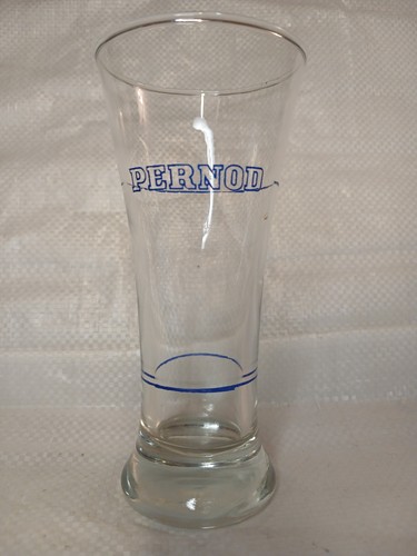 Pernod absinthe glass - absinthe, blue