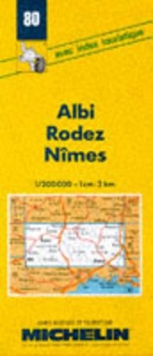 Michelin map albi rodez - map, 80
