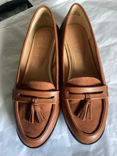 ladies tan loafer shoes slip