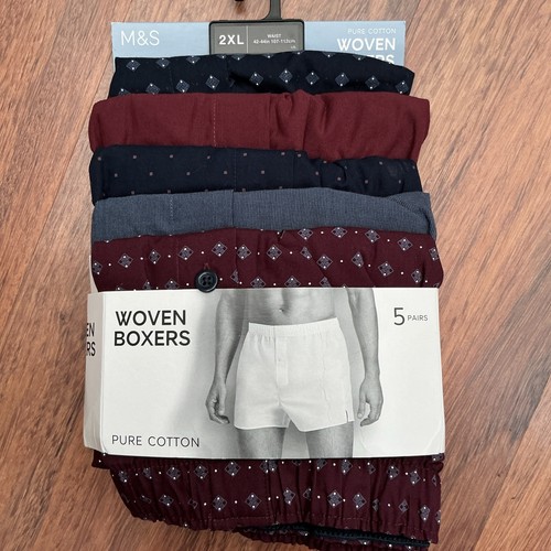 Men 5 pairs woven - m&s,