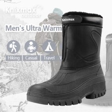 Men's Dog Walking Mucker Wellington Boots Warm Thermal Lined Shoe Rain Farm Boot