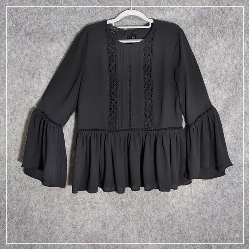 Ann taylor black embroidered - ann,