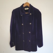 Vtg Womens Velvet Double