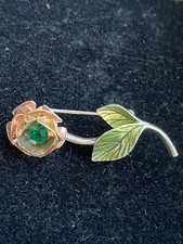 Vintage Signed AVON Rose