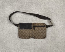 Gucci GG Canvas Belt Bag Brown