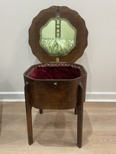 Antique Oak Sewing Box / Made