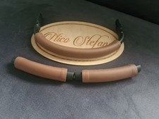 Faux leather handle bar &