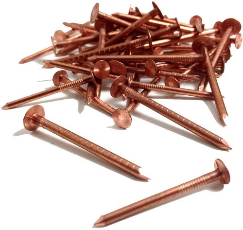 Copper clout nails roofing - clout, ~