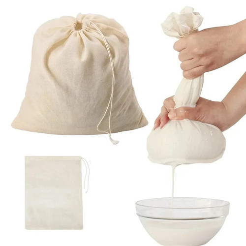 Reuseable muslin straining - muslin,