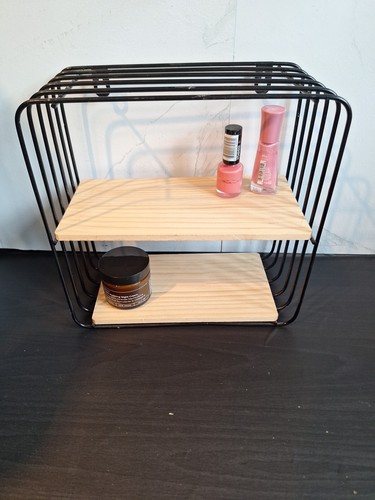 Small metal wood shelving - metal/wood,