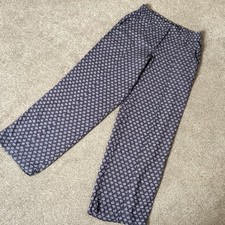 BHS Grey Patterned Wide Leg