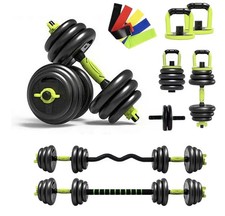 Gym Equipment, Barbell, Kettlebell, Dumbbell, Resistance Bands