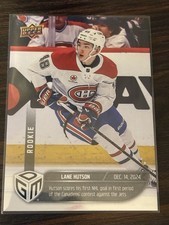 2024-25 Lane Hutson UD Game Dated Moments #32 1st NHL Goal