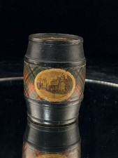 Antique Mauchline Ware Barrel