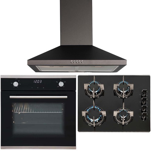 Sia 60cm black touch control - black,
