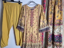 Women's Yellow Khaddar Salwar