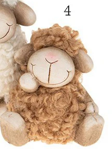 Woolly sheep shelf ornament - sheep,
