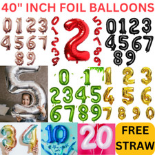 40" Foil Number BALLOONS GIANT
