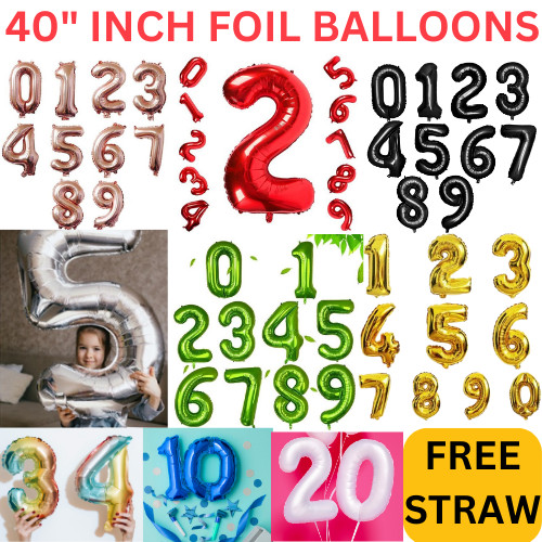 Foil number balloons giant - number,