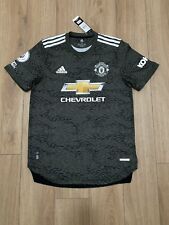 Adidas Manchester United 2020/21 Player Issue Authentic Away Shirt, Size Medium