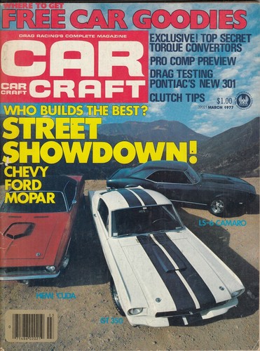 Car craft magazine march 1977 - magazine,