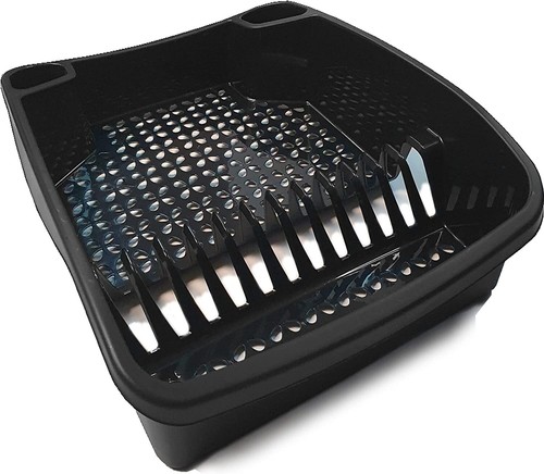 Large sink drainer black dish - large,