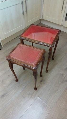 Vintage nest tables side - vintage,