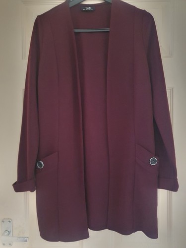 Wallis longline burgundy - wallis,